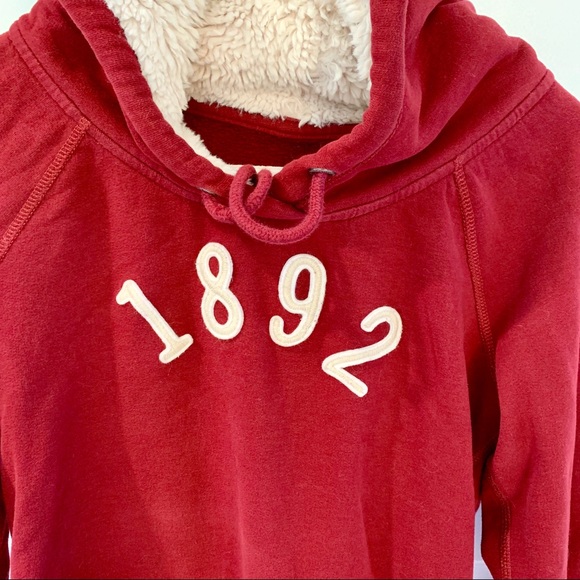 Abercrombie Sherpa lined hooded sweatshirt - Picture 2 of 5